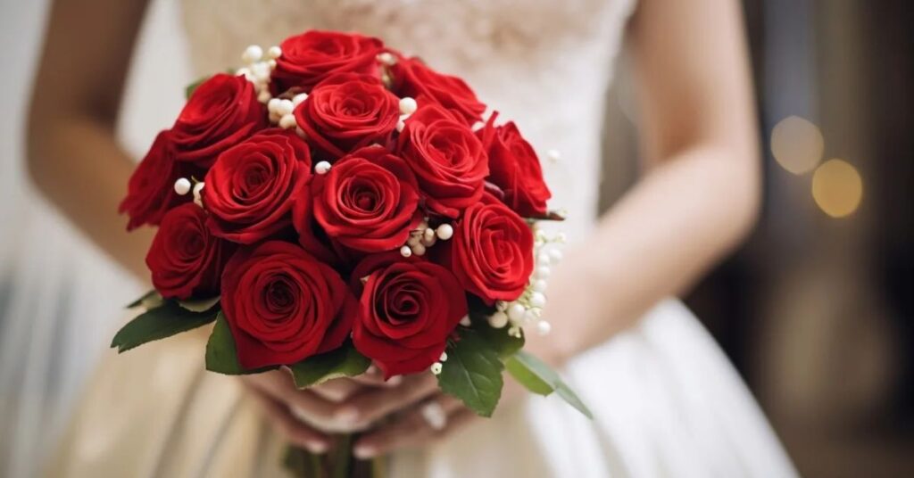 Red Roses at Weddings